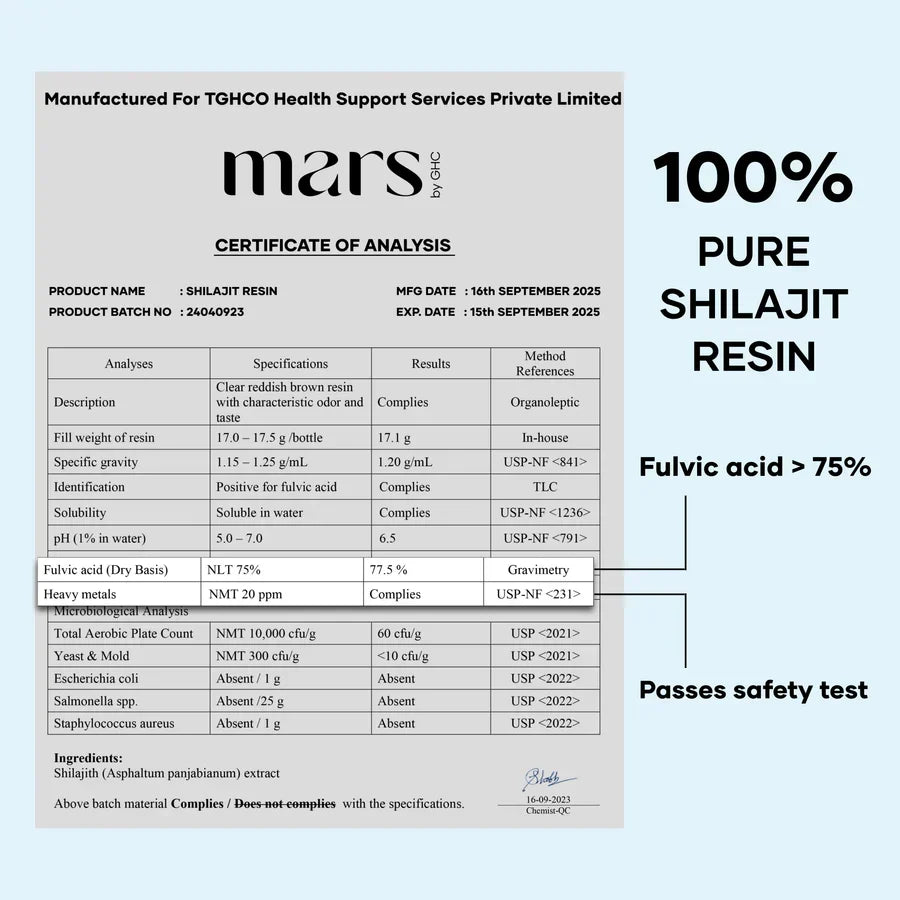 GHC Pure Himalayan Shilajit Resin - Herbal & Ayurvedic, 15g - Image 4