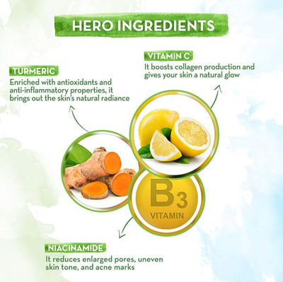 Mamaearth Skin Illuminate Face Cream with Vitamin C & Turmeric - 80g - Image 3
