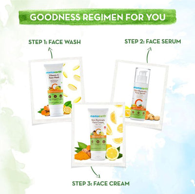 Mamaearth Skin Illuminate Face Cream with Vitamin C & Turmeric - 80g - Image 5