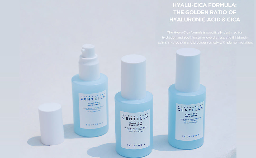 Skin1004 Madagascar Centella Hyalu-Cica Blue Serum - 50ml - 3