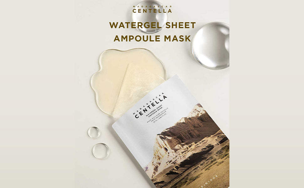 Skin1004 Madagascar Centella Watergel Sheet Ampoule Mask, 1 ea - 1