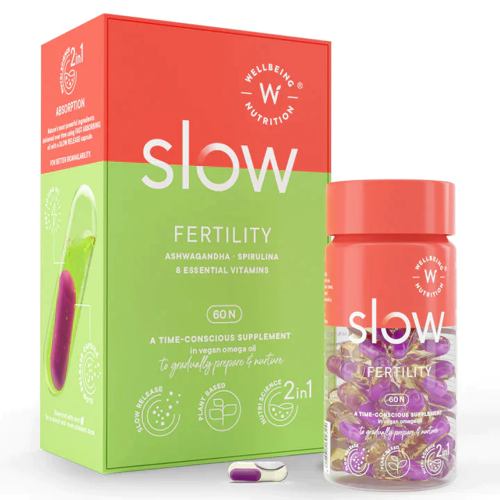 Wellbeing Nutrition Slow Fertility for Her and GHC Saturn Multivitamin Gummies (Buy 1 Get 1 FREE)