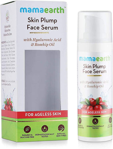 KAPIVA Glow Mix Rose, Shatavari & Pomegranate 30 Sachets+Mamaearth Skin Plump Serum For Face Glow for Ageless Skin - 30ml