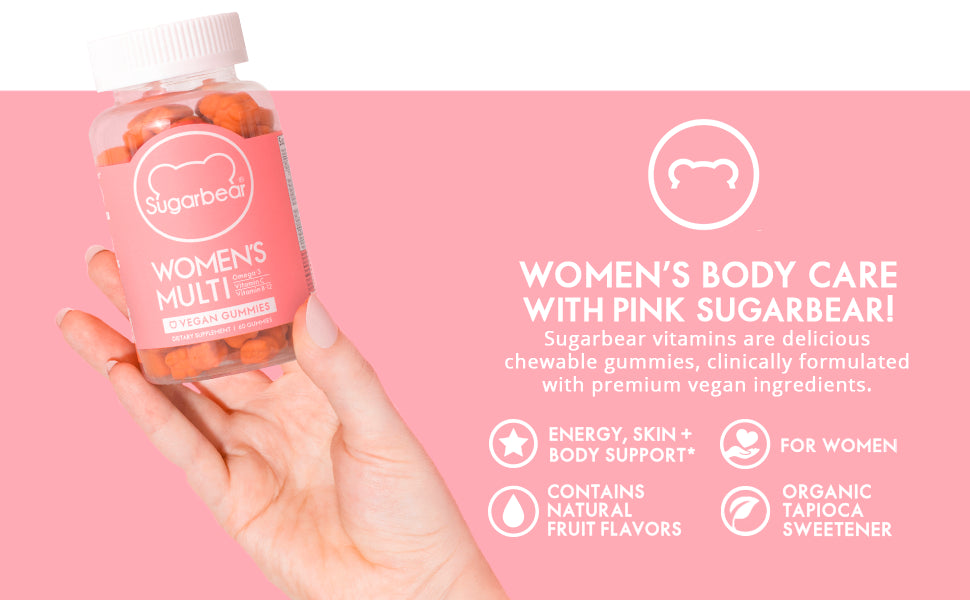 Sugarbear Women's MultiVitamin, 60 Gummies - 1