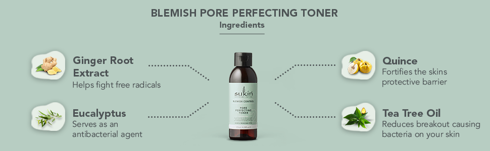 Sukin Blemish Control Pore Perfecting Toner with Eucalyptus & Tea Tree Oil - 125ml - 4