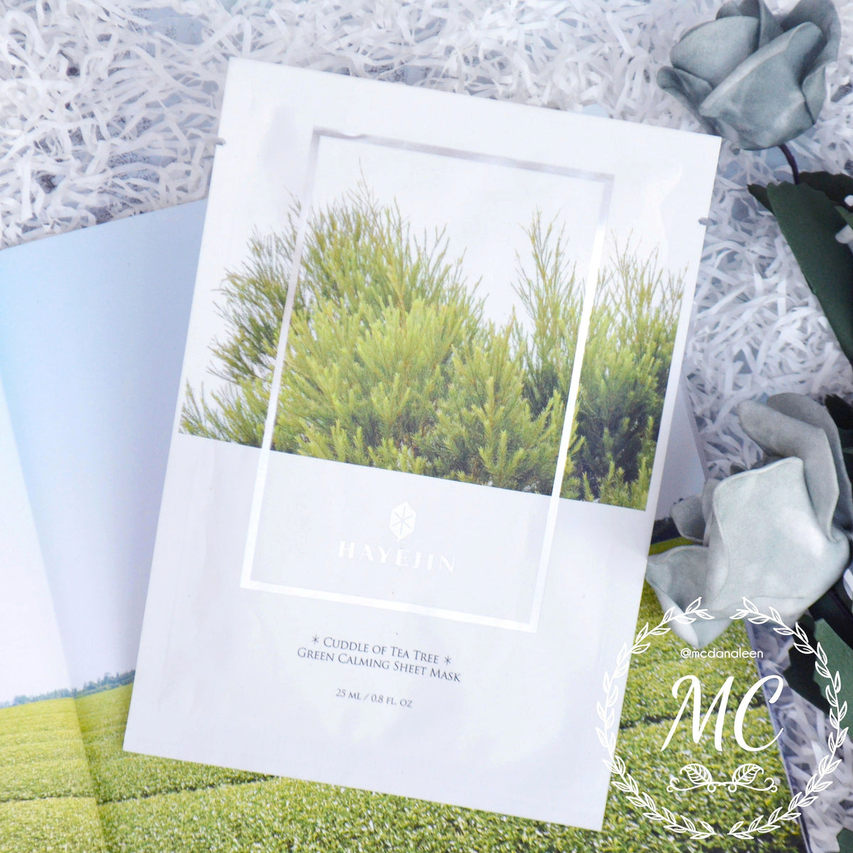 Hayejin Green Calming Sheet Mask - Soothing Facial Mask, 25 ml - Image 6