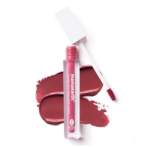 Mamaearth Liquid Matte Lipstick Nude Rose - 3.5 ml