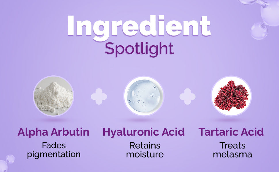 The Derma Co 2% Alpha Arbutin Face Serum - Dark Spot Corrector with Hyaluronic Acid, 30ml - 3