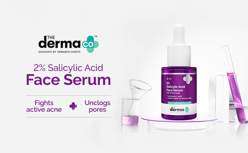 The Derma Co 2% Salicylic Acid Face Serum with Witch Hazel - 30ml - 1