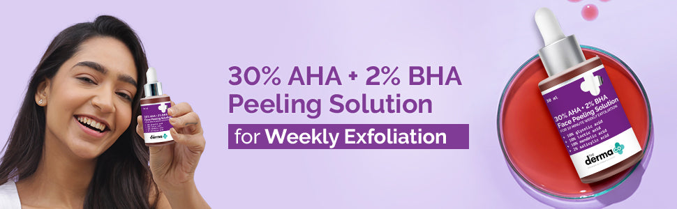 The Derma Co AHA + BHA Face Peeling Solution - 30ml - 1