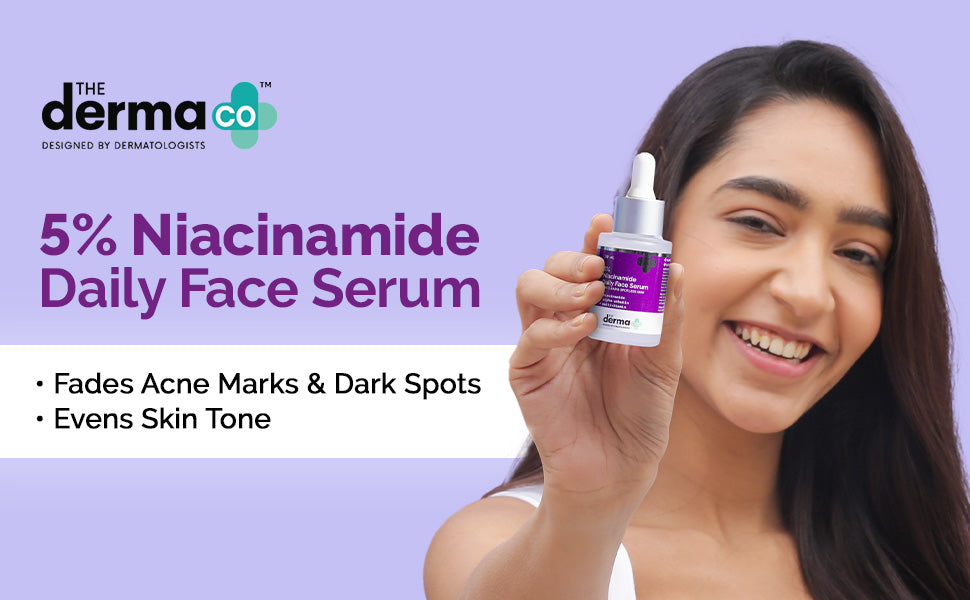 The Derma Co 5% Niacinamide Face Serum with Alpha-Arbutin, 30ml - 1