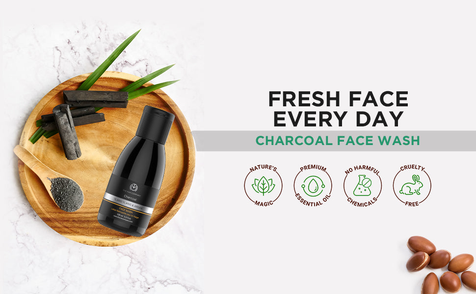 The Man Company Face Wash - Charcoal, Ylang Ylang & Argan, 100ml - 1
