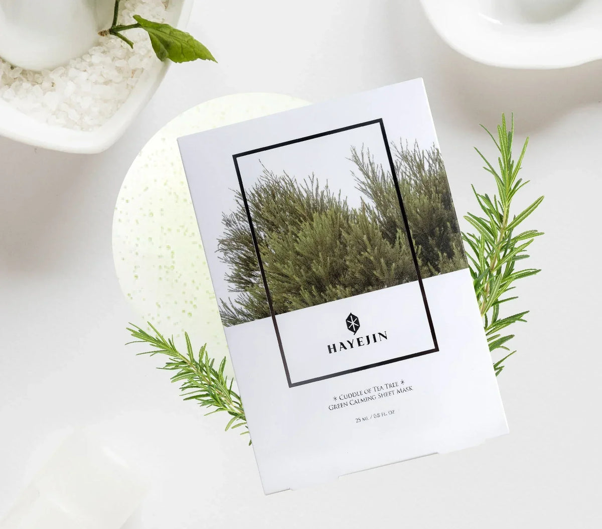 Hayejin Green Calming Sheet Mask - Soothing Facial Mask, 25 ml - Image 5