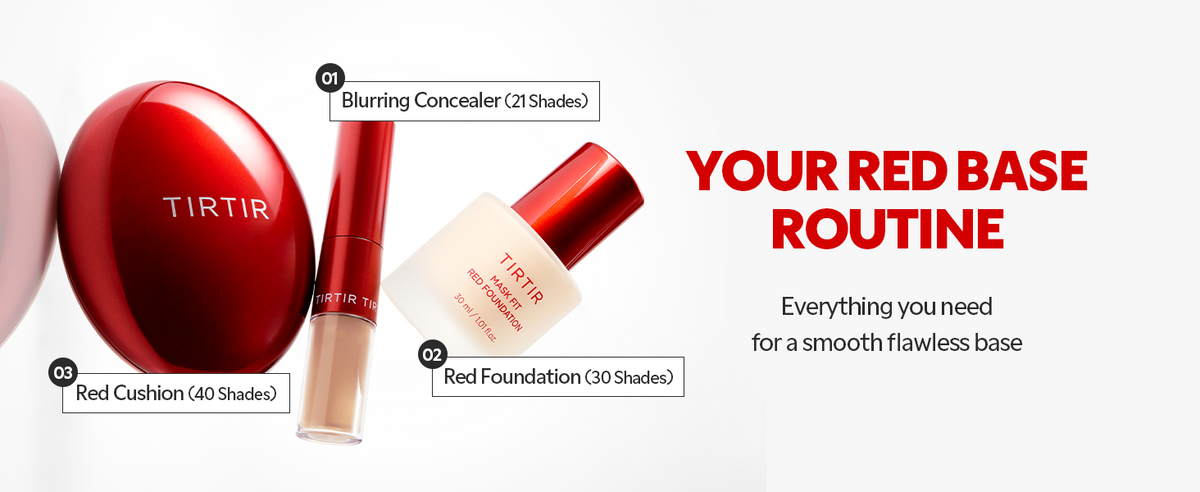 TIRTIR Mask Fit Red Foundation - Hydrating, Pore-Blurring - 30ml - 11