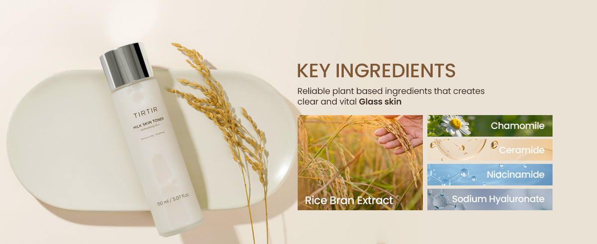 TIRTIR Milk Skin Rice Toner - Niacinamide & Ceramide Enriched, 5.07 fl. oz. - 2