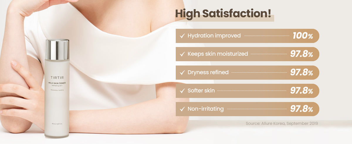 TIRTIR Milk Skin Rice Toner - Niacinamide & Ceramide Enriched, 5.07 fl. oz. - 7