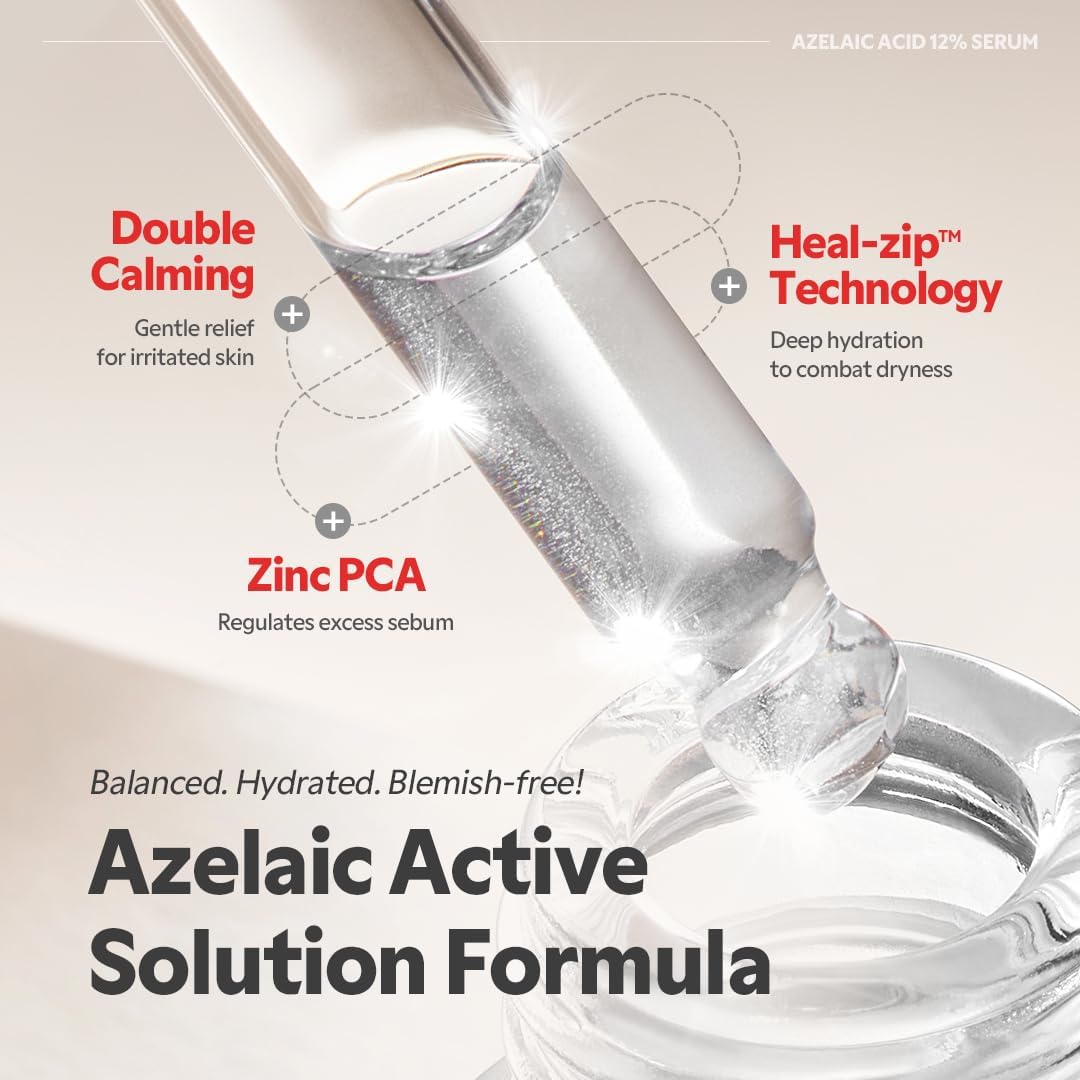 TIRTIR Azelaic Acid Serum 12% - For Blemish-Prone Skin, 30ml