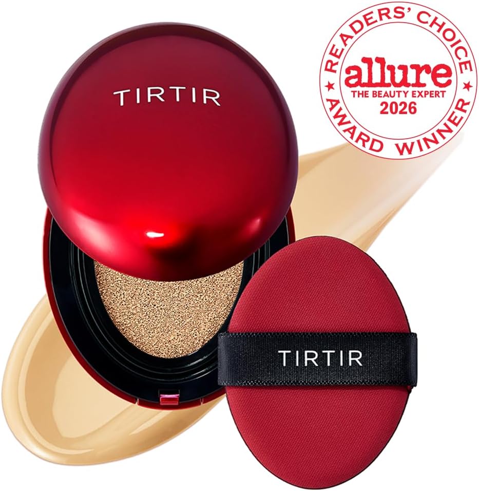 TIRTIR Mask Fit Red Cushion Foundation - Semi-Matte, 22W Sheer Beige - 18g