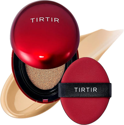 TIRTIR Mask Fit Red Cushion Foundation - Semi-Matte, Long-Lasting, Buildable Coverage - 18g