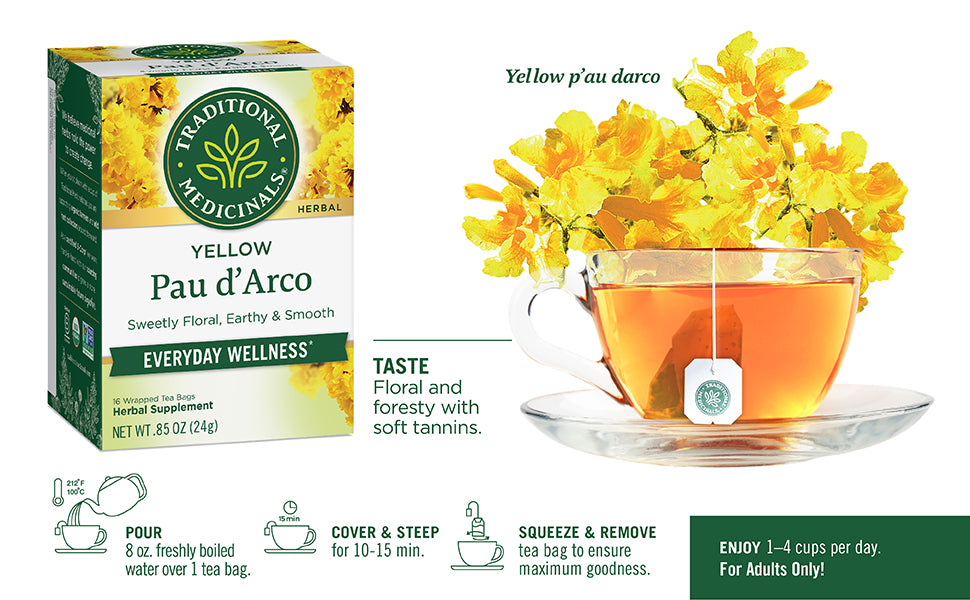 Traditional Medicinal Pau D Arco, 16 Teabags - 2
