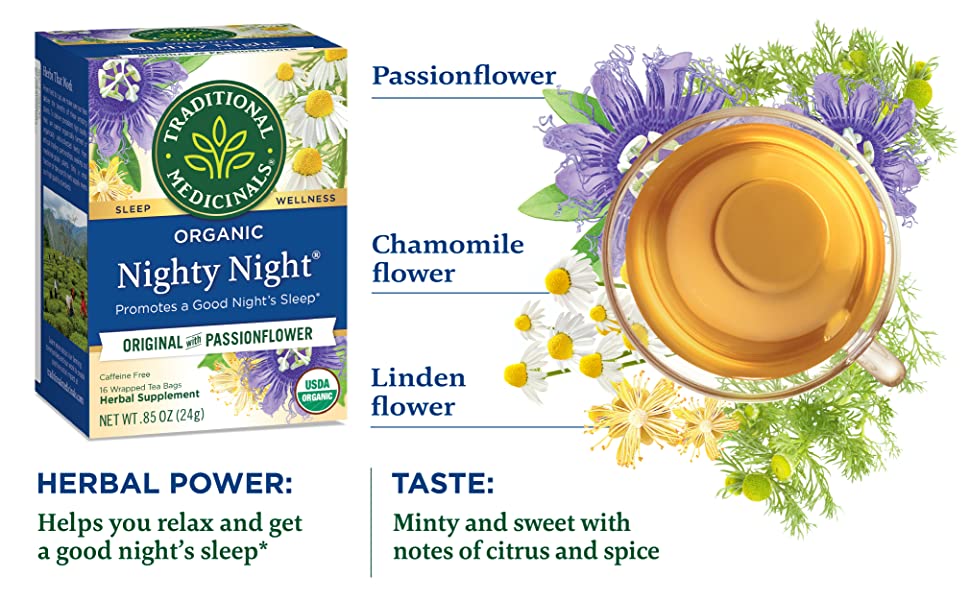 Traditional Medicinals, Organic Nighty Night Tea, 16 Ct - 2