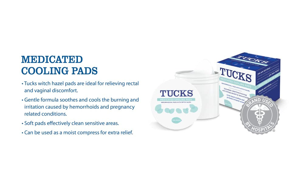 Tucks Tucks, Medicated Cooling Pads, 100 Pads - 3