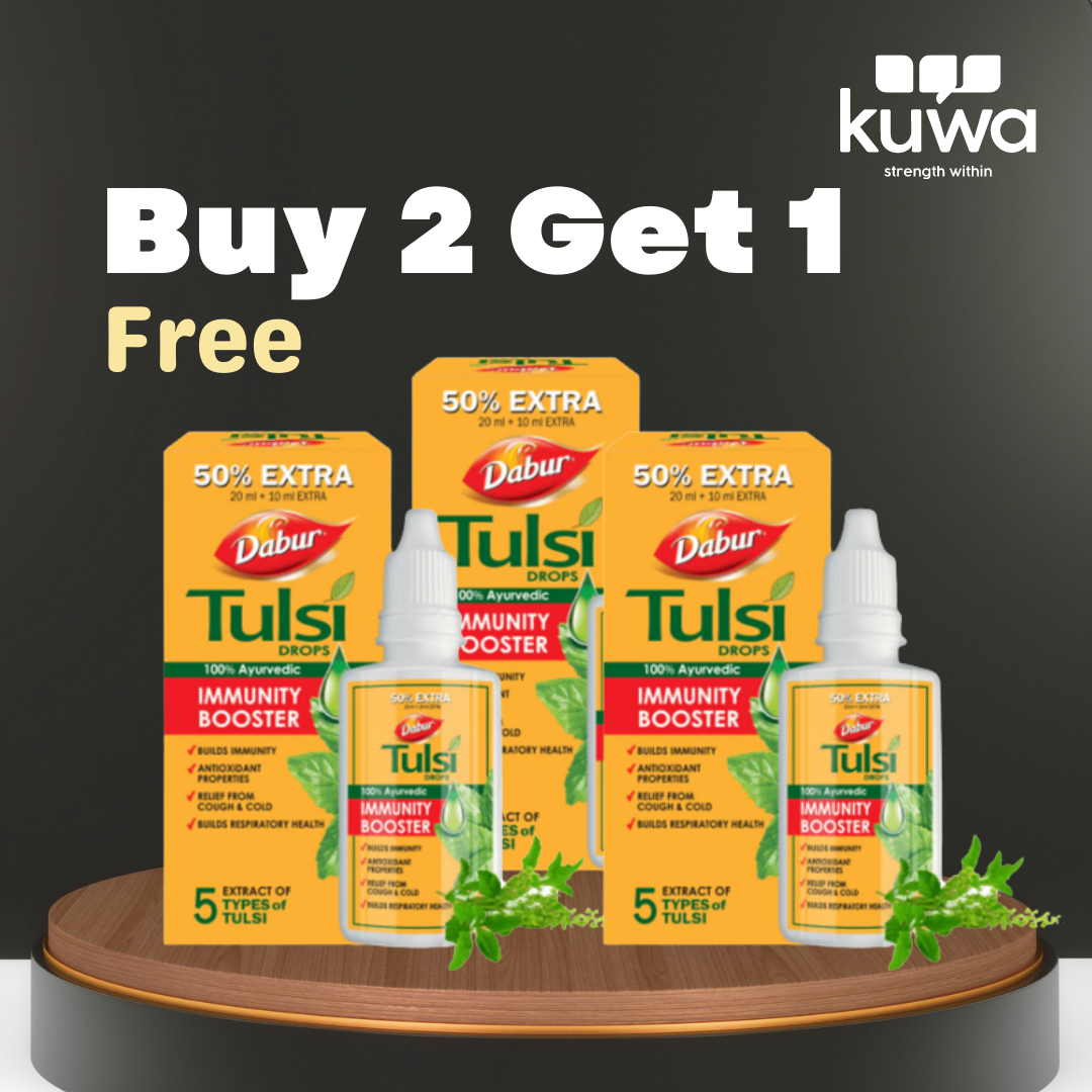 Dabur Tulsi Drops for Immune Support 30 mL Buy 2 Get 1 Free