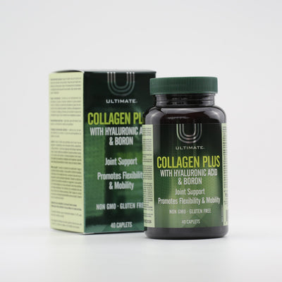 Ultimate Beauty Supplements - Collagen Plus Hyaluronic Acid & Boron, 40 Capsules