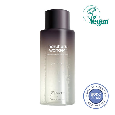 Haruharu Wonder Black Rice Hyaluronic Toner - Alcohol Free, 150ml - Image 3