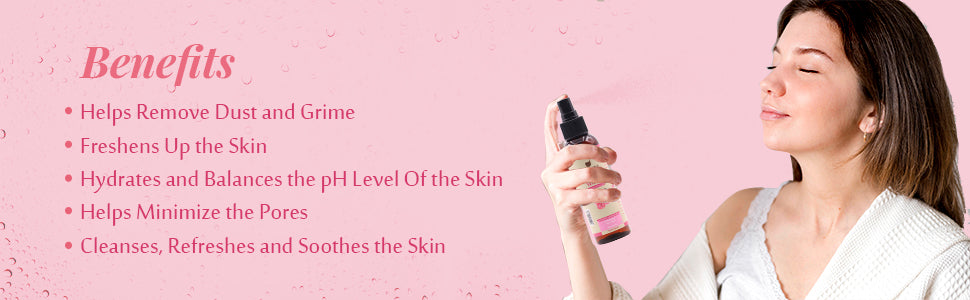 Upakarma Ayurveda Rose Water Spray - Natural Gulab Jal Moisturiser, 120ml - 2