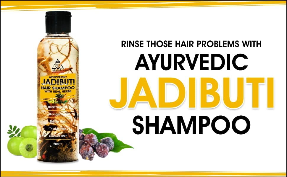 Urban Gabru Ayurvedic Jadibuti Hair Shampoo with Natural Herbs - 200ml - 1