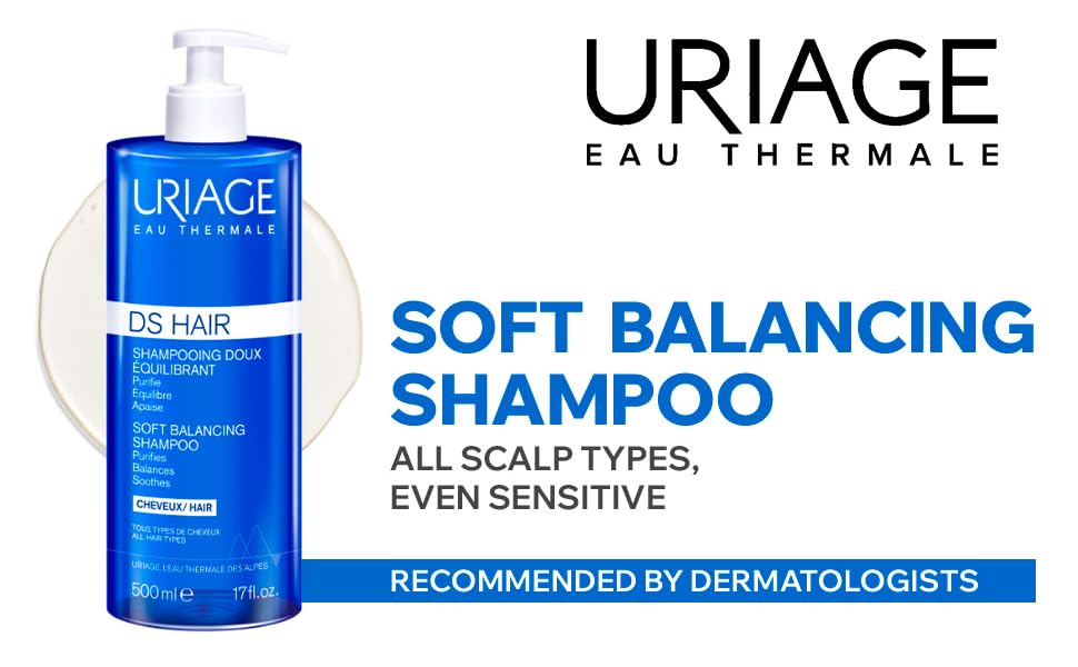 Uriage DS Hair Soft Balancing Shampoo 200ml - 1