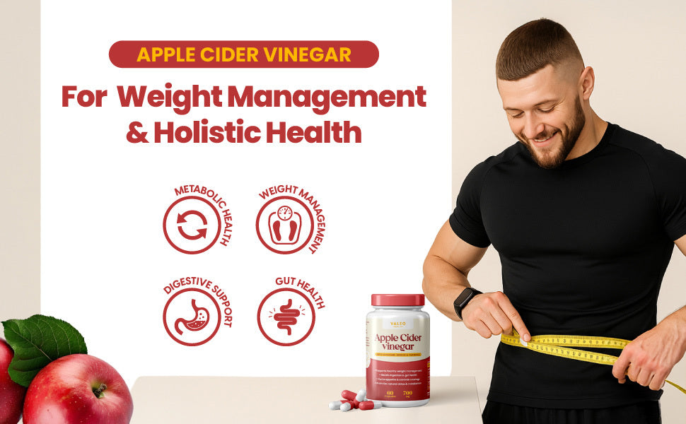 Valeo Apple Cider Vinegar Capsules with Mother - 60 Count - 3