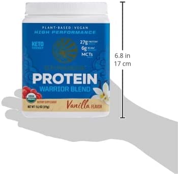 Sunwarrior Protein Warrior Blend - Vanilla, 375g Powder - Image 6