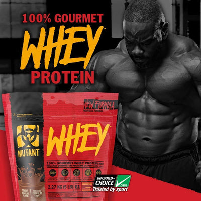 Mutant Whey Triple Chocolate Whey Protein Powder 2.27Kg 5Lb (6/Case)