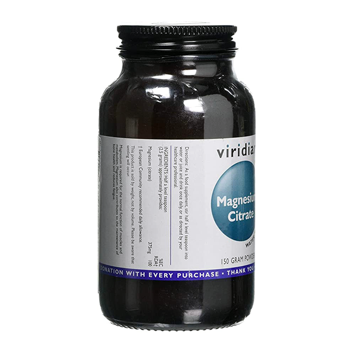 Viridian Magnesium Citrate Powder 150g - Image 2