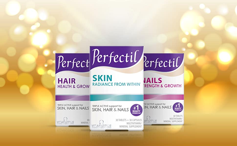 Vitabiotics Perfectil Hair Plus Tablets - Beauty Supplements, 60 Tablets - 1