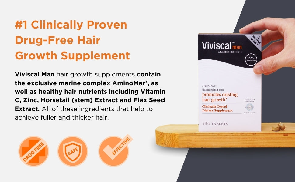 Viviscal Man Advanced Hair Health 60 Tablets - 1