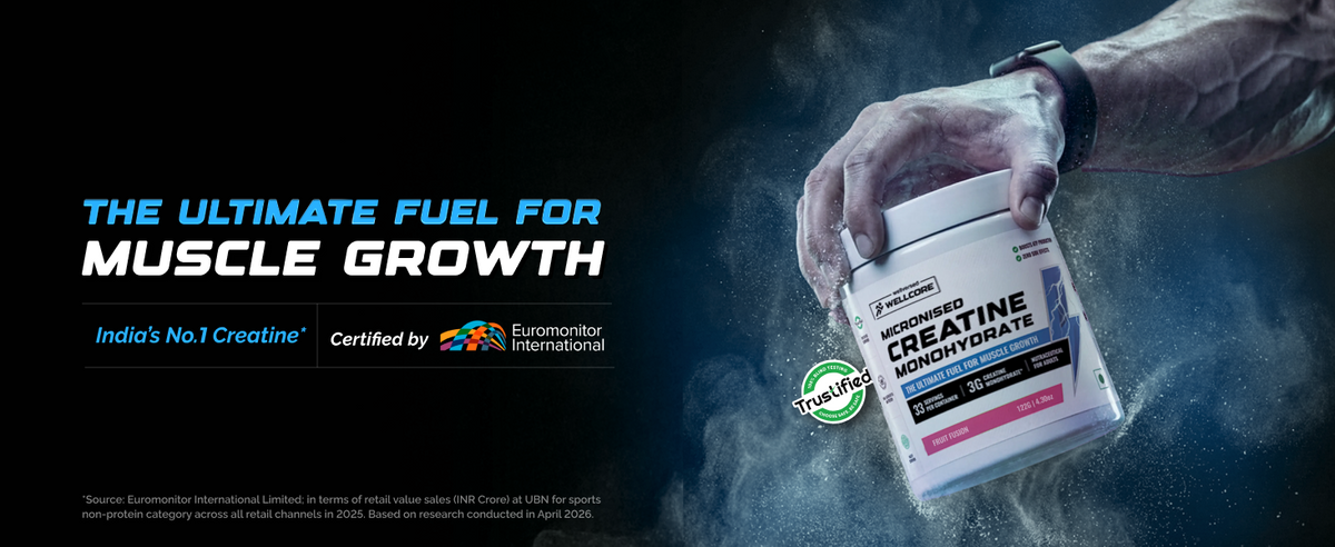 Wellcore Pure Micronised Creatine Powder - Lemon Lime, 83 Servings - 1