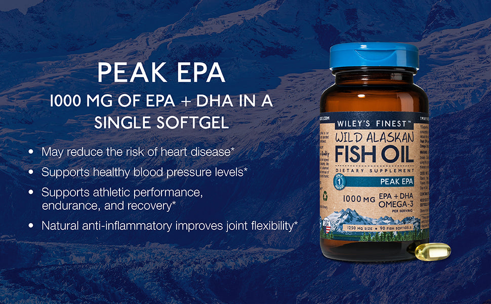 Wiley's Peak EPA Softgel - Vitamins & Minerals - 60 Capsules - 2