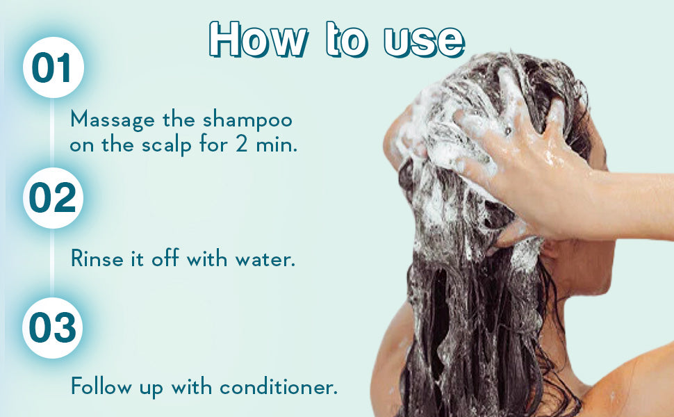 WishCare Anti-Dandruff Shampoo with AHA BHA - Hydrating, 250ml - 6