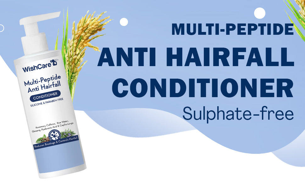 WishCare Multi Peptide Rice Water Anti Hairfall Conditioner - 200ml - 1
