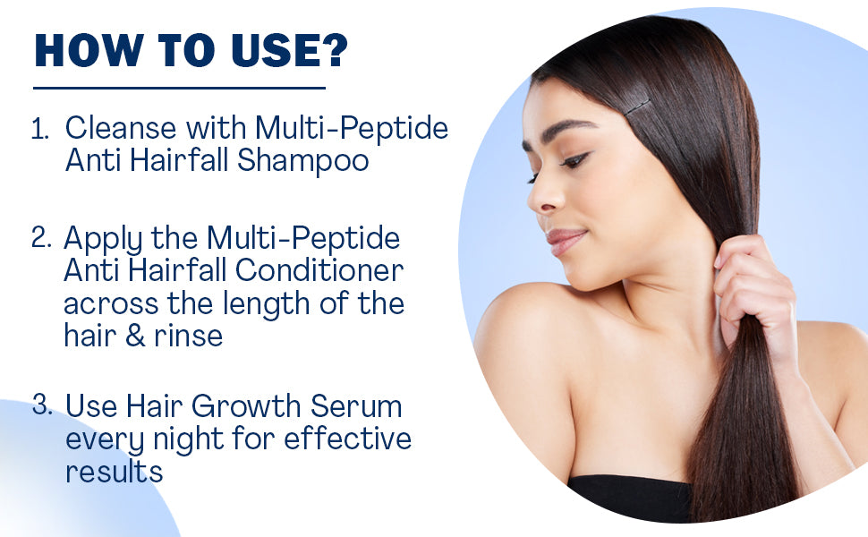 WishCare Multi Peptide Rice Water Anti Hairfall Conditioner - 200ml - 4