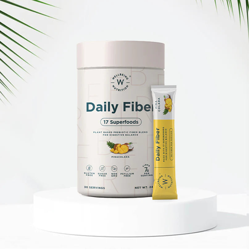 Wellbeing Nutrition Daily Fiber Pina Colada Flavor, 240 gms