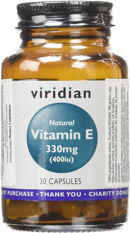 Viridian Natural Vitamin E 400iu