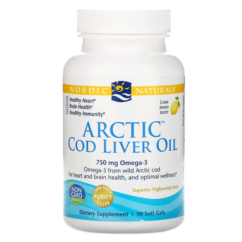 Arctic Cod Liver Oil Lemon x 90 Soft Gels