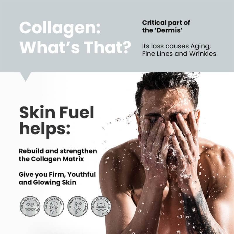 Wellbeing Nutrition Skin Fuel With Glutathione And Collagen For Radiant Skin - Effervescent Tablets