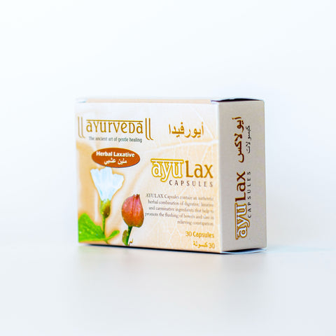 Ayulax Capsules 30, Herbal Laxative