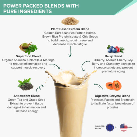 Superfood Plant Protein  French Vanilla Caramel