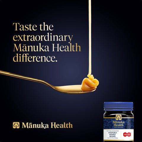 MANUKA HEALTH - MGO 30+ Manuka Honey Blend, 100% Pure New Zealand Honey, 250 g